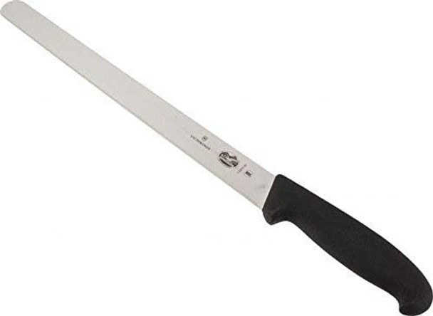 Victorinox Fibrox Pro 12-Inch Slicing Knife With Granton Edge And Black Handle