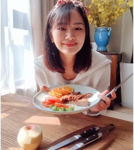 3-Piece Kitchen Knife Setfruit Knife Setprecision Forged High-Carbon Stainless Steel Black Ergonomic Handle 3.5" & 5" Straight & Serrated Edge