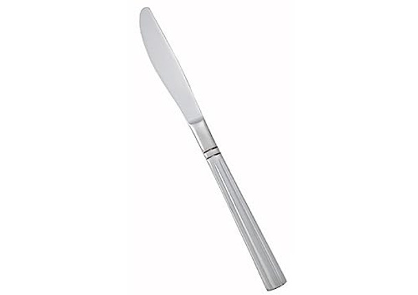 Winco 12-Piece Regency Dinner Knife Set 18-0 Stainless Steel