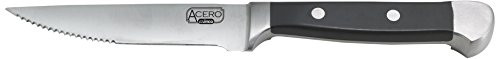 Winco Usa 4-Piece Box Set Acero Gourmet Steak Knives Metal