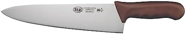 Winco 10" Commercial-Grade Chef'S Knife With German Steel Blade Brown