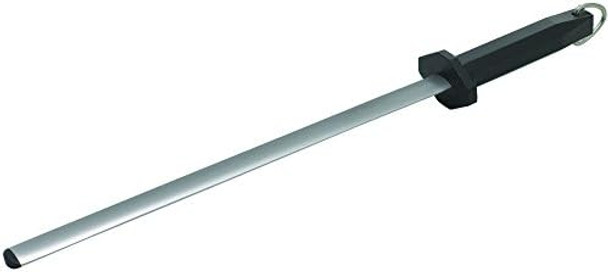 Winco Oval Diamond Sharpening Steel 12" Metal