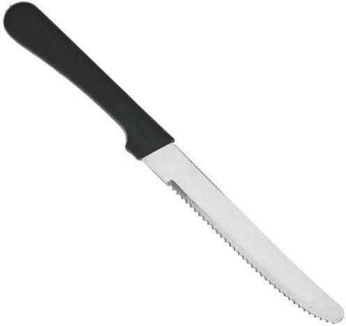 Round Tip Steak Knife With Plastic Handle 5 Inch Blade -- 12 Per Case