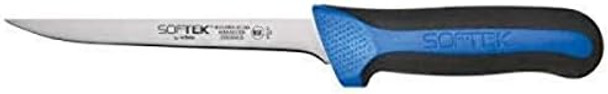 Winco 6" Commercial-Grade German Steel Boning Knife Narrow Green