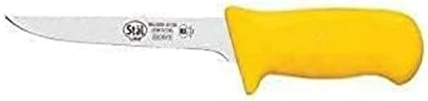 Winco 6" Commercial-Grade German Steel Boning Knife Narrow Green