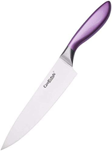 Premium Kitchen Knife 8" Chef Knife Sharp Stainless Steel Blade Beautiful Purple Handle Peeler Utility Paring Vegetable And Peeling (8 Inch)