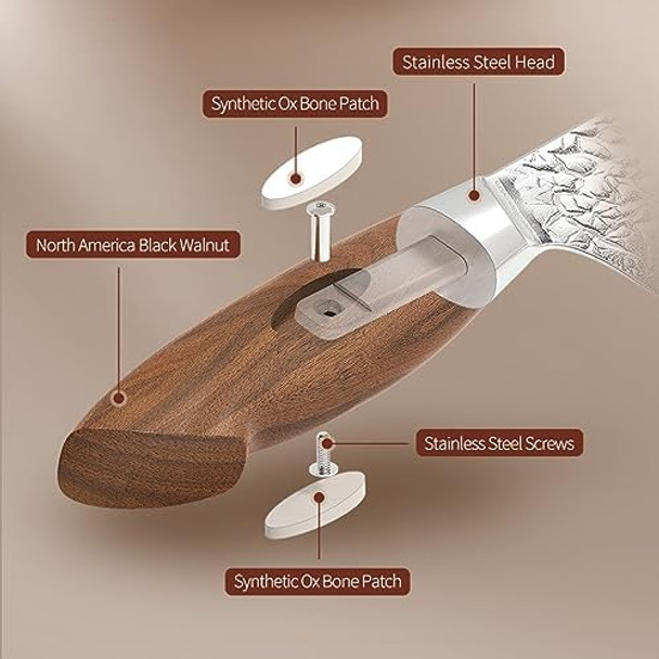 Xinzuo 5 Inch Steak Knives Set Of 4Japanese Aus-10 Steel 67 Layers Forged Damascus Steak Knife Setkitchen Table Knifeblack Walnut Wood Handlerazor Sharpexquisite Box Package