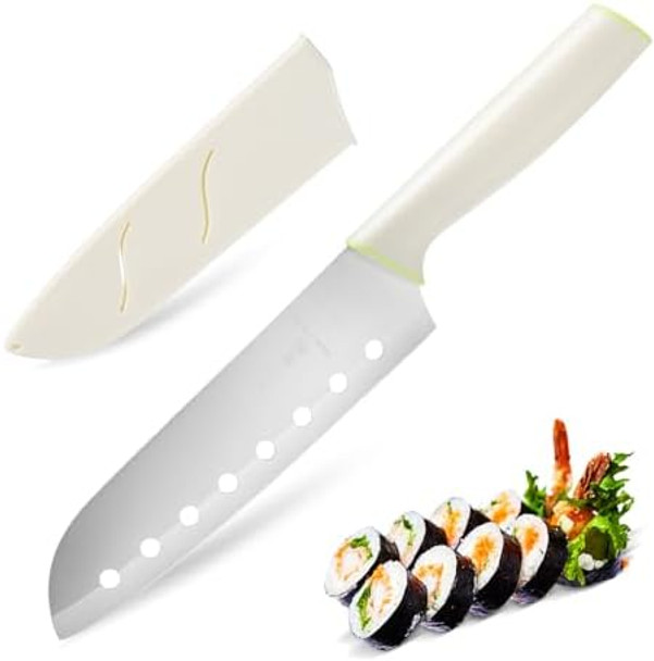 Stainless Steel Sushi Chef Knife 12 Inch Japanese Chef Knife With Sheathideal For Chefs Entertainers Food Enthusiastsperfect For Crafting Sushi Or As A Unique