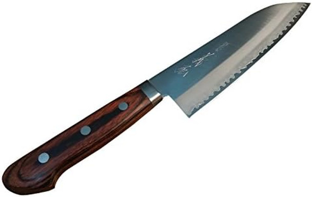 Yoshihiro Gold-Embedded Knife Hgw Series Santoku Knife 6.5In