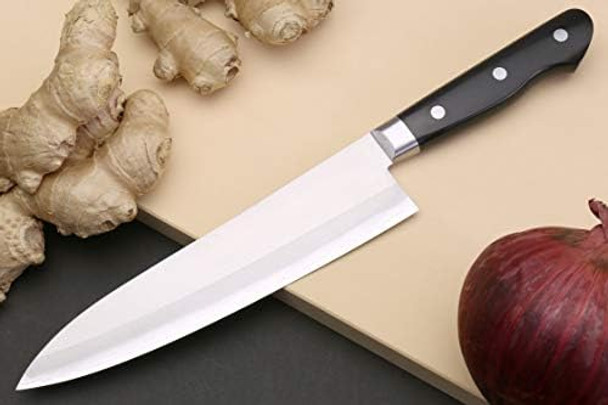 Yoshihiro Vg10 Gold Stainless Steel Japanese Knife Series (Santoku 7"(180Mm)) Yoshihiro Vg10 Gold Stainless Steel Japanese Knife Series (Santoku 7"(180Mm))