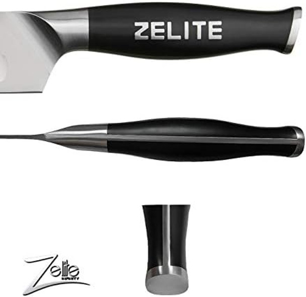 Zelite Infinity 7 Inch Santoku Knife - Razor Sharp Chef Knife With German High Carbon Stainless Steel Blade Japanese Knife & Chopping Knife With Ergonomic Handle - Comes In Luxurious Box