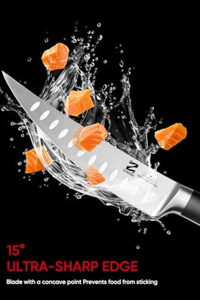 6 Inch Boning Knife Super Sharp Filet Knife German Stainless Steel Full Tang Ergonomic Handle With Premium Box
