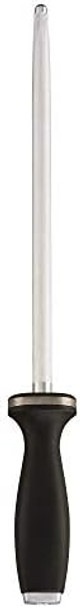 Zwilling 10-Inch Sharpening Steel With Stainless Steel End Cap Zwilling 10-Inch Sharpening Steel With Stainless Steel End Cap
