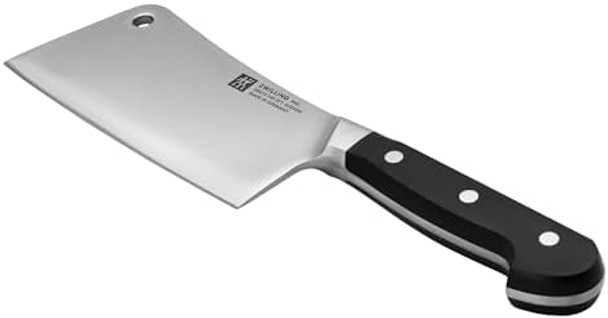 Zwilling Pro 6-Inch Meat Cleaver Razor-Sharp German Knife Set Made In Company-Owned German Factory With Special Formula Steel Perfected For Almost 300 Years Stainless Steel