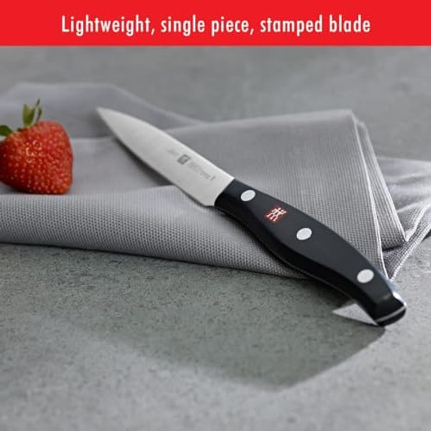 Zwilling Twin Signature 3-Pc German Knife Set Razor-Sharp Made In Company-Owned German Factory With Special Formula Steel Perfected For Almost 300 Years Dishwasher Safe