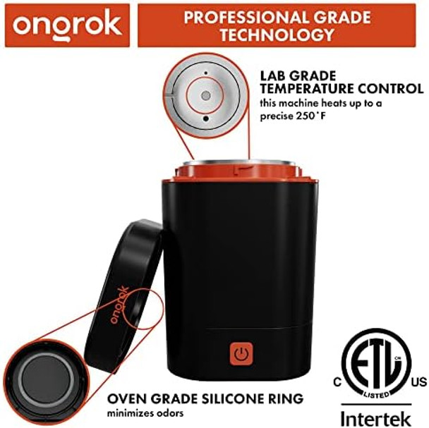 ONGROK Decarboxylator Machine for Easy to Use and Beginner Friendly Herb Decarb Box Appliance