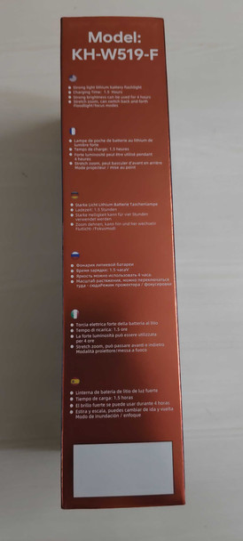 Kezu Aluminum Alloy Strong Light Flashlight  White Laser Wick  Battery Indicator , Emergency Rescue , Night Fluorescent Strip ( KH - W519-F ) Kezu Aluminum Alloy Strong Light Flashlight  White Laser Wick  Battery Indicator , Emergency Rescue , Night Fluorescent Strip ( KH - W519-F )