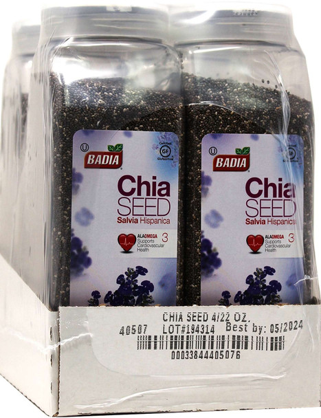 Badia Chia Seed Bottle -- 4 Per Case Badia Chia Seed Bottle -- 4 Per Case