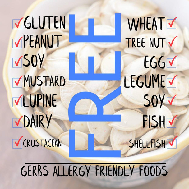 Jumbo Raw Pumpkin Seeds in Shell by Gerbs - 2 LBS - Top 11 Food Allergen Free & Non GMO - Vegan & Kosher - Premium Giant Size Whole Pepitas – COG USA Jumbo Raw Pumpkin Seeds in Shell by Gerbs - 2 LBS - Top 11 Food Allergen Free & Non GMO - Vegan & Kosher - Premium Giant Size Whole Pepitas – COG USA