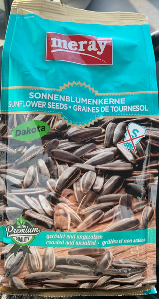 Meray Sunflower Seeds, Dakota, Roasted and unsalted Meray Sunflower Seeds, Dakota, Roasted and unsalted