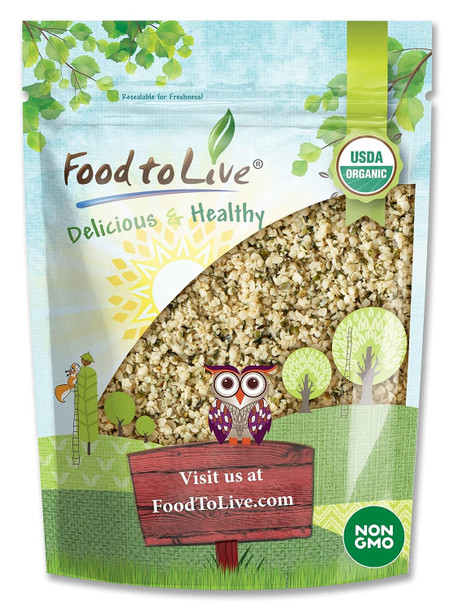 Organic Paraguayan Hemp Seeds— Non-GMO Raw Hearts, Hulled, Kosher, Vegan, Bulk. Keto-Friendly. Rich in Omega 3 & 6. Good Source of Protein. Great for Smoothies, Oatmeal, and Salads Organic Paraguayan Hemp Seeds— Non-GMO Raw Hearts, Hulled, Kosher, Vegan, Bulk. Keto-Friendly. Rich in Omega 3 & 6. Good Source of Protein. Great for Smoothies, Oatmeal, and Salads