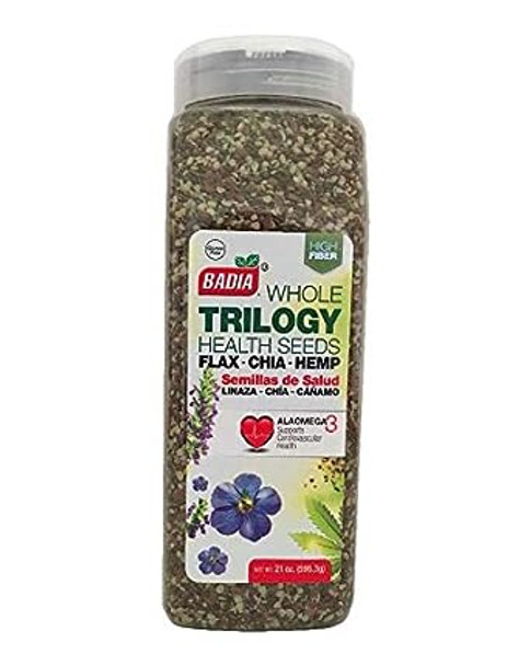 Trilogy Seeds Whole Flax, Chia & Hemp Health Seed/Linaza, Cañamo Trilogy Seeds Whole Flax, Chia & Hemp Health Seed/Linaza, Cañamo