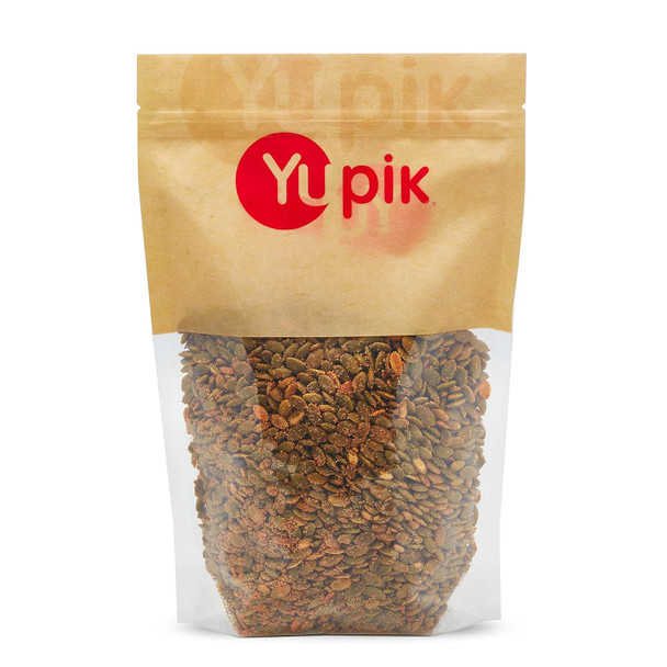 Yupik Spicy Buffalo Pumpkin Seeds, 2.2 lbs, Seasoned & Roasted Seeds, Crunchy Snack or Salad Topper, Vegan, Non GMO, No Preservatives or Artificial Flavors, Brown, Pack of 1 Yupik Spicy Buffalo Pumpkin Seeds, 2.2 lbs, Seasoned & Roasted Seeds, Crunchy Snack or Salad Topper, Vegan, Non GMO, No Preservatives or Artificial Flavors, Brown, Pack of 1