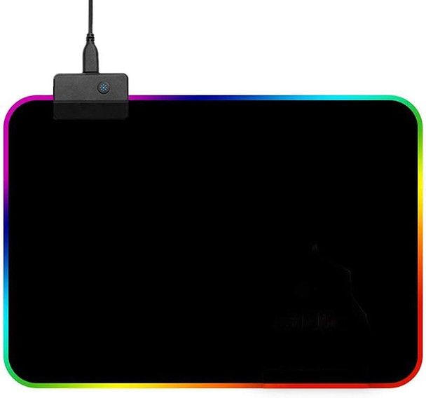 Gaming Mouse Pad RGB LED Light Color Switching for Computer Laptop Colorfull Gaming Mouse Pad RGB LED Light Color Switching for Computer Laptop Colorfull