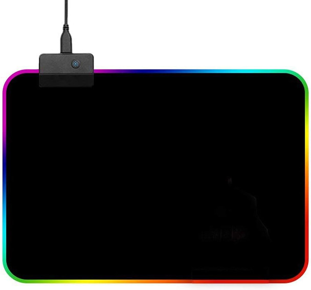 Gaming Mouse Pad RGB LED Light Color Switching for Computer Laptop Colorfull Gaming Mouse Pad RGB LED Light Color Switching for Computer Laptop Colorfull