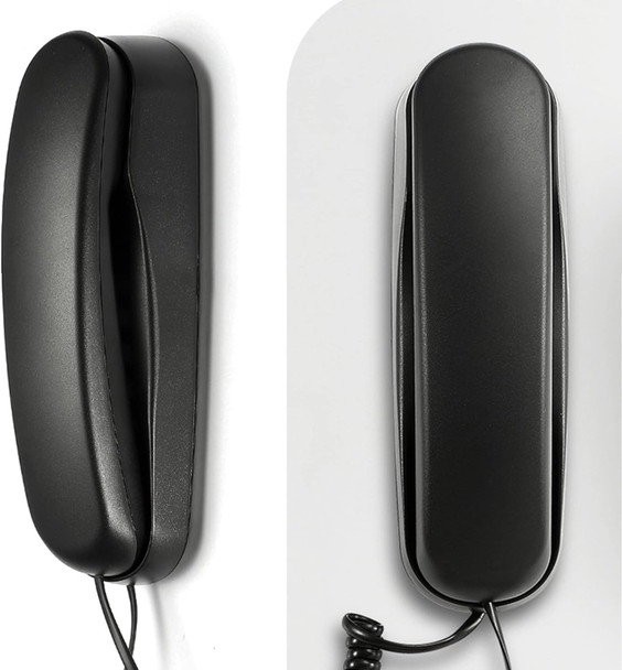 Corded Phone for Home, Durable landline Phone with Large Buttons for Seniors, Versatile Mini Phone for The Home, Office, and More (Black) Corded Phone for Home, Durable landline Phone with Large Buttons for Seniors, Versatile Mini Phone for The Home, Office, and More (Black)