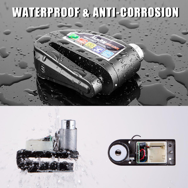 DEDC Motorcycle Disc Lock with Alarm, Anti Theft Security Brake Padlock Disc Lock for Motorcycles Bike Scooter (110 dB Alarm Sound, Waterproof and 6mm Lock Pin, 2 Keys) DEDC Motorcycle Disc Lock with Alarm, Anti Theft Security Brake Padlock Disc Lock for Motorcycles Bike Scooter (110 dB Alarm Sound, Waterproof and 6mm Lock Pin, 2 Keys)