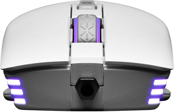 EVGA X12 Gaming Mouse, 8k, Wired, White, Customizable, Dual Sensor, 16,000 DPI, 5 Profiles, 8 Buttons, Ambidextrous Light Weight, RGB, 905-W1-12WH-KR