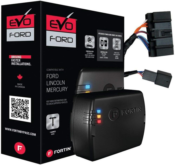 Fortin EVO-FORT1 Stand-Alone Add-On Remote Start Car Starter System For Ford IKT Round Metal Key Vehicles Fortin EVO-FORT1 Stand-Alone Add-On Remote Start Car Starter System For Ford IKT Round Metal Key Vehicles