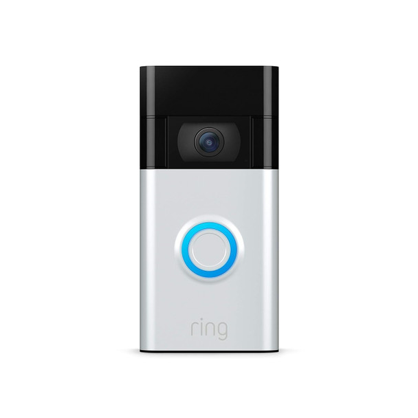 Certified Refurbished Ring Video Doorbell – 1080p HD video, improved motion detection, easy installation – Satin Nickel Certified Refurbished Ring Video Doorbell – 1080p HD video, improved motion detection, easy installation – Satin Nickel