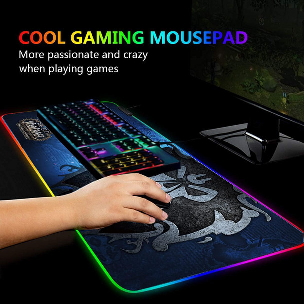Alliance RGB Soft Gaming Mouse Pad Large Oversized Glowing Led Extended Mousepad Non-Slip Rubber Base Computer Keyboard Pad Mat 31.5X 11.8in Alliance RGB Soft Gaming Mouse Pad Large Oversized Glowing Led Extended Mousepad Non-Slip Rubber Base Computer Keyboard Pad Mat 31.5X 11.8in