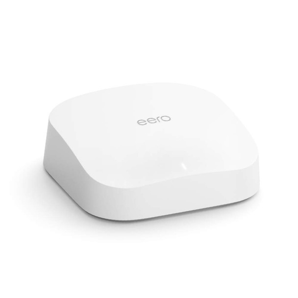 Certified Refurbished Amazon eero Pro 6 tri-band mesh Wi-Fi 6 router with built-in Zigbee smart home hub Certified Refurbished Amazon eero Pro 6 tri-band mesh Wi-Fi 6 router with built-in Zigbee smart home hub