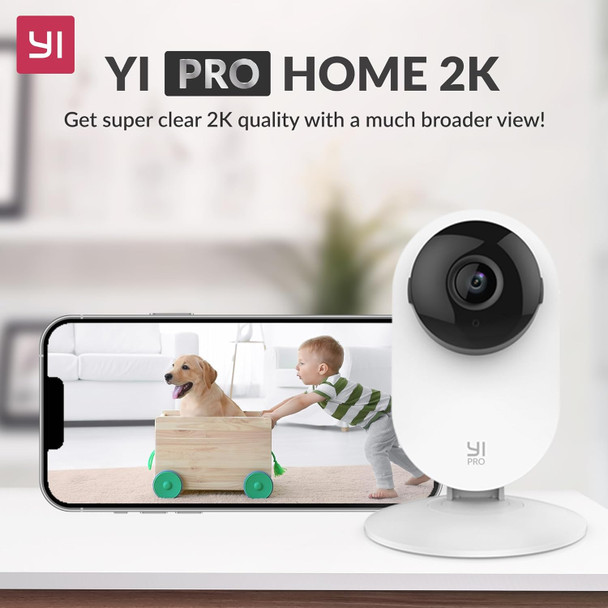 YI Pro 2K 3PC Home Security Camera, Indoor Camera with Person, Vehicle, Animal Smart Detection, Phone App for Baby, Pet, Dog Monitoring, Works with Alexa and Google Assistant YI Pro 2K 3PC Home Security Camera, Indoor Camera with Person, Vehicle, Animal Smart Detection, Phone App for Baby, Pet, Dog Monitoring, Works with Alexa and Google Assistant