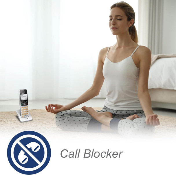 VTECH VG208 DECT 6.0 Corded/Cordless Phone for Home with Answering Machine, Call Blocking, Caller ID, Large Backlit Display, Duplex Speakerphone, Intercom, Line-Power (Silver/Black) VTECH VG208 DECT 6.0 Corded/Cordless Phone for Home with Answering Machine, Call Blocking, Caller ID, Large Backlit Display, Duplex Speakerphone, Intercom, Line-Power (Silver/Black)