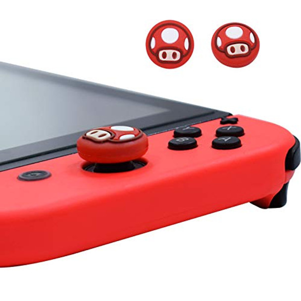 Silicone Analog Thumb Grip Stick Set Joystick Cap Thumbstick Cover Caps for Nintendo Switch NS Switch Lite Console Joy-Con Controller Thumbsticks Cap (E)