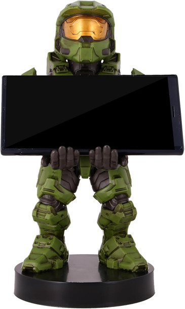 Cable Guys - Halo Figures Master Chief Infinite Gaming Accessories Holder & Phone Holder for Most Controller (Xbox, Play Station, Nintendo Switch)