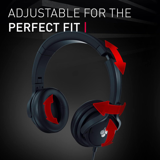Cherry HC 2.2 Wired Headset for Gaming & Multimedia USB 7.1 Surround Sound Detachable Microphone Black 7 Foot Long Cord.