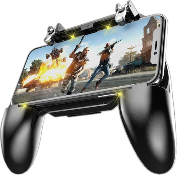 Mobile Game Controller for PUBG Mobile Controller L1R1 Mobile Game Trigger Joystick Gamepad for iOS & Android Phone(W10 Update) Mobile Game Controller for PUBG Mobile Controller L1R1 Mobile Game Trigger Joystick Gamepad for iOS & Android Phone(W10 Update)
