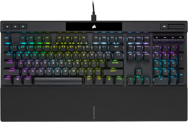 Corsair K70 RGB PRO Mechanical Gaming Keyboard - Cherry MX Brown Keyswitches - 8,000Hz Hyper-Polling - Durable PBT Double-Shot Keycaps - Magnetic Soft-Touch Palm Rest - Black (QWERTY - NA Layout) Corsair K70 RGB PRO Mechanical Gaming Keyboard - Cherry MX Brown Keyswitches - 8,000Hz Hyper-Polling - Durable PBT Double-Shot Keycaps - Magnetic Soft-Touch Palm Rest - Black (QWERTY - NA Layout)