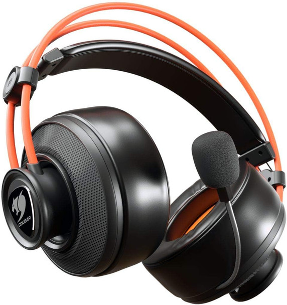Cougar Immersa Ti Gaming Headset - Microphone and Volume Control - Lightweight- Noise Cancelling Headphone - 3.5m Phone Plug for PC Gaming, PS4 (3H300P40T.0001) Cougar Immersa Ti Gaming Headset - Microphone and Volume Control - Lightweight- Noise Cancelling Headphone - 3.5m Phone Plug for PC Gaming, PS4 (3H300P40T.0001)