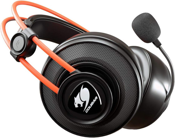Cougar Immersa Ti Gaming Headset - Microphone and Volume Control - Lightweight- Noise Cancelling Headphone - 3.5m Phone Plug for PC Gaming, PS4 (3H300P40T.0001) Cougar Immersa Ti Gaming Headset - Microphone and Volume Control - Lightweight- Noise Cancelling Headphone - 3.5m Phone Plug for PC Gaming, PS4 (3H300P40T.0001)