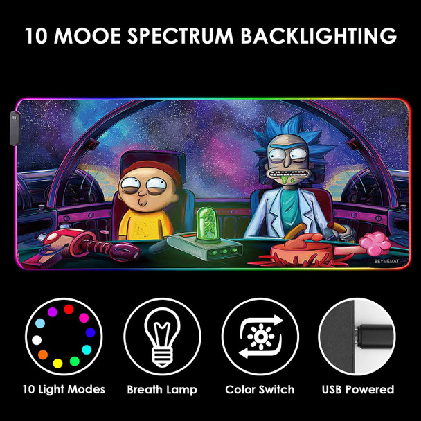 RGB Mouse Pad LED Light Gaming Mouse Pad with Rubber Base Colorful Computer Carpet Desk Mat for PC Laptop (31.5 11.8 inch) (80x30 rgpinktk) RGB Mouse Pad LED Light Gaming Mouse Pad with Rubber Base Colorful Computer Carpet Desk Mat for PC Laptop (31.5 11.8 inch) (80x30 rgpinktk)