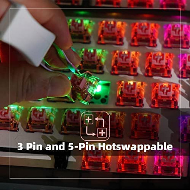 EPOMAKER Mini Cat 64 60% Wired Keyboard Kit, Hot Swappable RGB Mechanical Gaming Keyboard Kit with Refinedly Tuned Stabilizers, VIA Programmable, Stacked Acrylic Case, RGB Backlit, NKRO EPOMAKER Mini Cat 64 60% Wired Keyboard Kit, Hot Swappable RGB Mechanical Gaming Keyboard Kit with Refinedly Tuned Stabilizers, VIA Programmable, Stacked Acrylic Case, RGB Backlit, NKRO