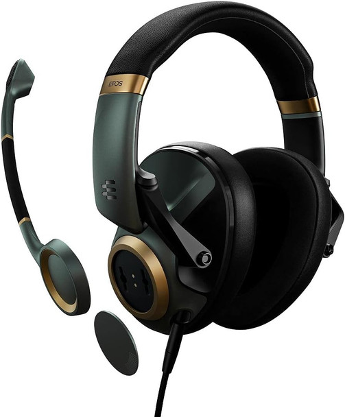 EPOS H6Pro - Closed Acoustic Gaming Headset with Mic - Over-Ear Headset – Lightweight - Lift-to-Mute - Xbox Headset - PS4/PS5 Headset - PC/Windows Headset - Gaming Accessories (Green)