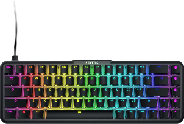 FNATIC STREAK65 - Compact RGB 60 Gaming Mechanical Keyboard - Speed Switches - 65% Layout (60 65 Percent)- Low Profile - Esports Keyboard (US Layout, QWERTY) FNATIC STREAK65 - Compact RGB 60 Gaming Mechanical Keyboard - Speed Switches - 65% Layout (60 65 Percent)- Low Profile - Esports Keyboard (US Layout, QWERTY)