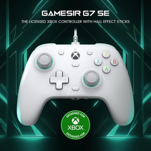 GameSir Advanced Wired Controller for Xbox Series XS, Xbox Controller with Hall Effect Sensing Joystick,Works with Xbox One and Windows 10/11, Officially Licensed for Xbox